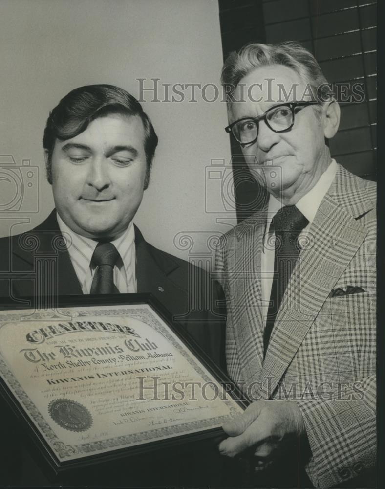 1976 Press Photo North Shelby, Alabama Kiwanis Among International Groups - Historic Images