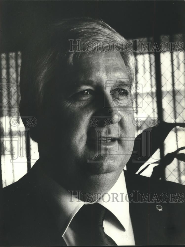 1981 Press Photo James Parsons, former Birmingham Police Chief, Alabama - Historic Images