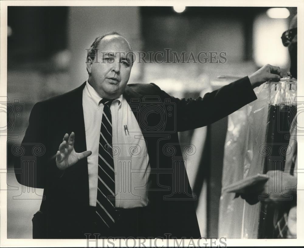 1989 Press Photo Tommy Herring, association prison commissioner, Alabama - Historic Images
