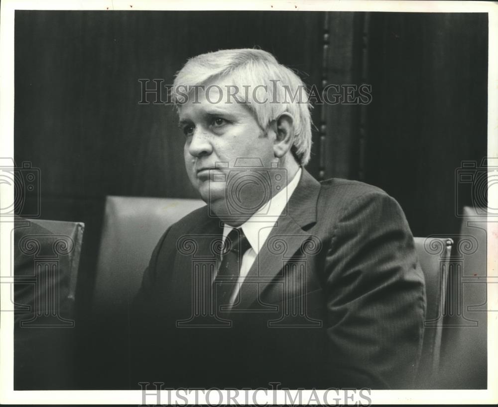 1981 Press Photo Former Birmingham, Alabama Police Chief James Parsons - Historic Images