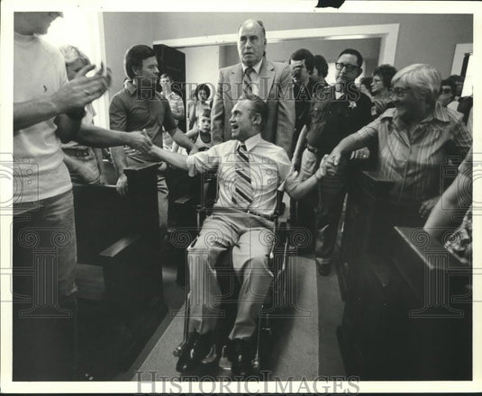 1981 Press Photo George Wallace, Former Governor of Alabama, in Eclectic - Historic Images