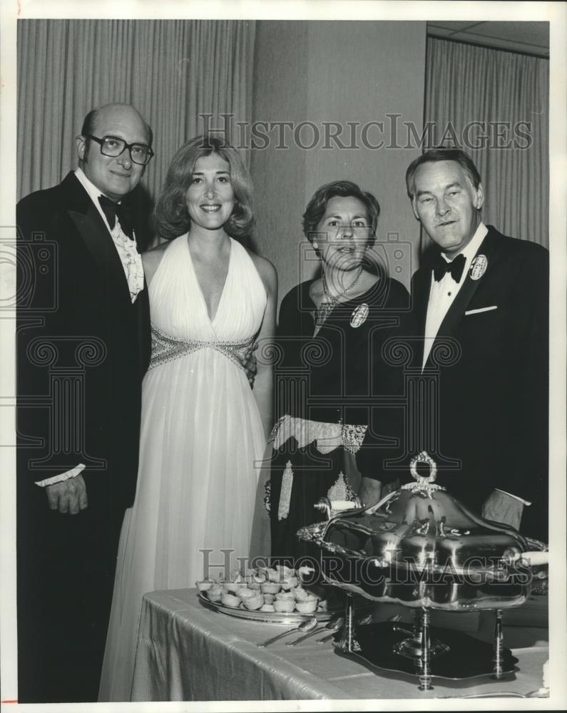 1977 Press Photo Attendees at Children&#39;s Hospital Benefit - abna41626 - Historic Images