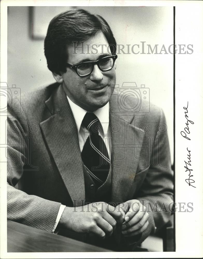1981 Press Photo Arthur Payne, politician, Alabama - abna41663 - Historic Images