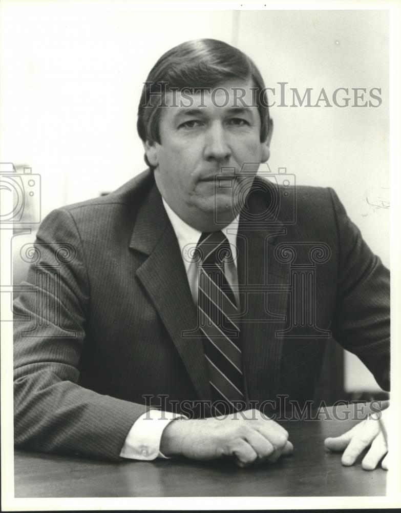1982 Press Photo Charles Payne, president Bessemer State Technical College - Historic Images