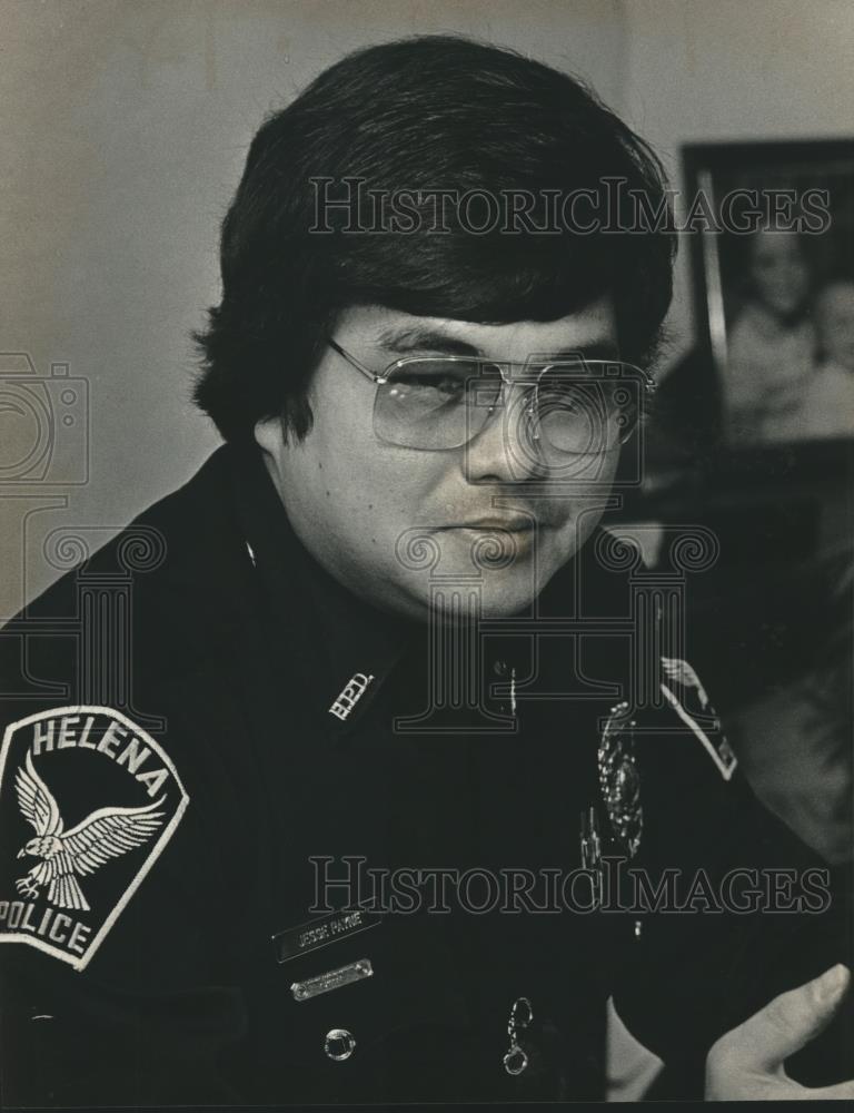 1983 Press Photo Jesse Payne, Helena Policeman, Alabama - abna41672 - Historic Images