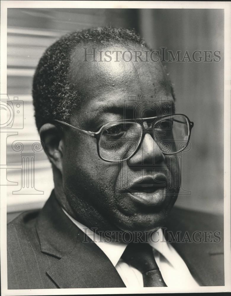 1987 Press Photo Dr. Benjamin Payton of Tuskegee - abna41683 - Historic Images