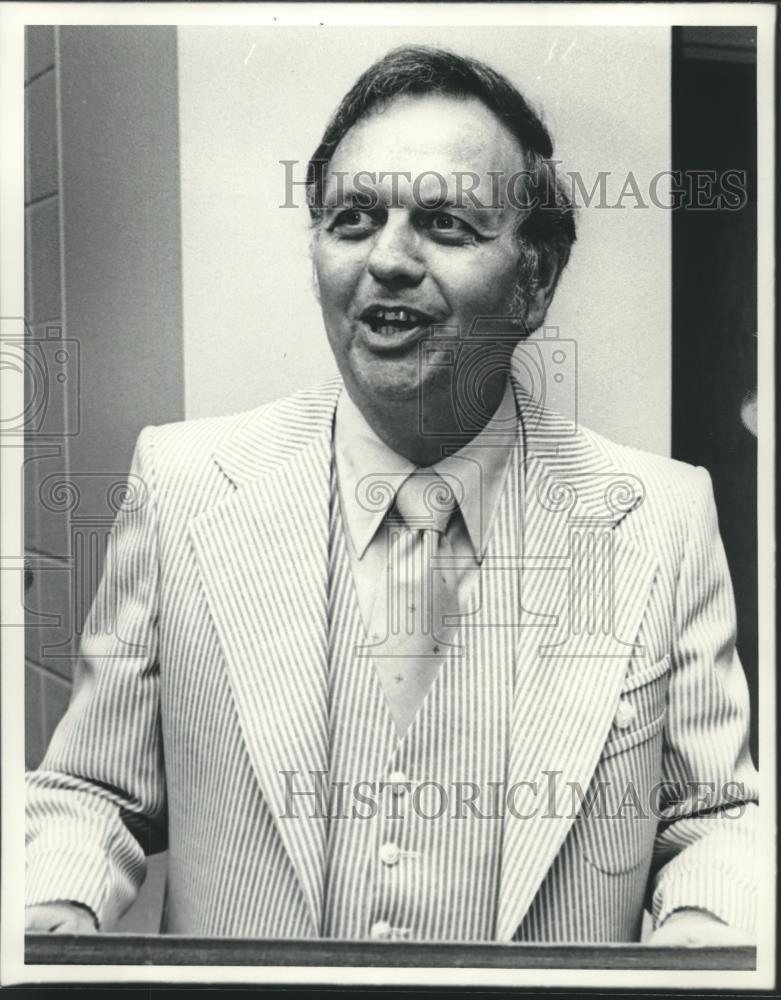 1978 Press Photo Dr. George Rudd, Jefferson County Board of Education, Speaking - Historic Images