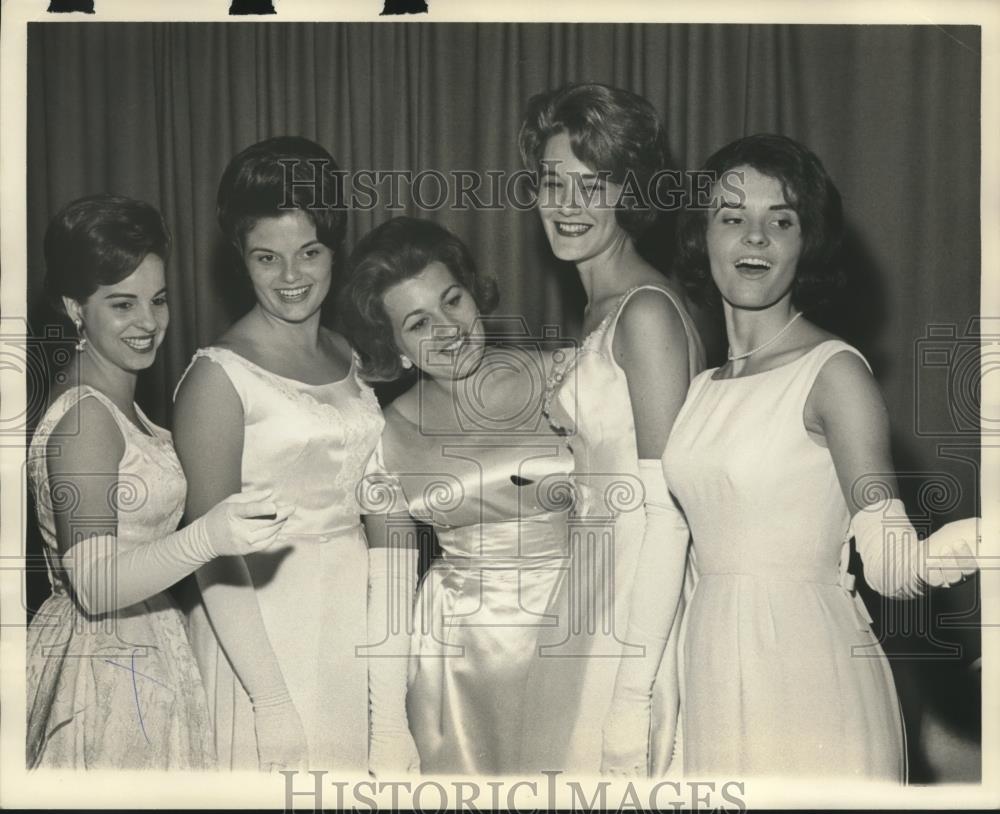 Press Photo Five Contestants in the Miss Alabama Contest laughing - abna41810 - Historic Images