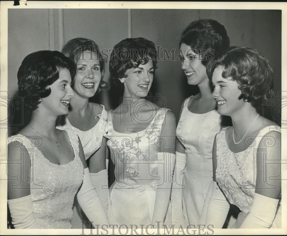 Press Photo Five Miss Alabama Contestants from Birmingham, Alabama - abna41814 - Historic Images