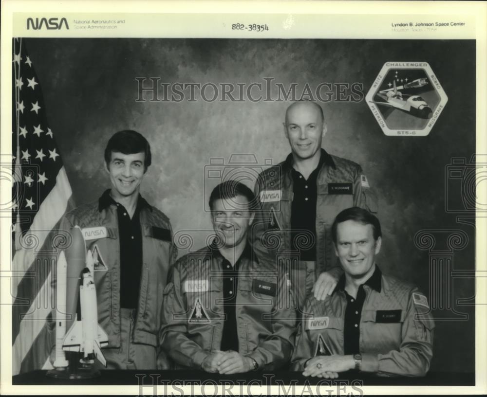 1983 Press Photo NASA Astronauts at Lyndon B. Johnson Space Center - abna41950 - Historic Images