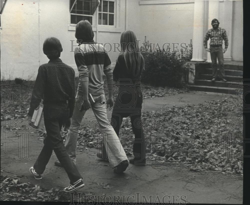 1978 Press Photo Majestic Alternative School Principal Gary Parsons, Alabama - Historic Images