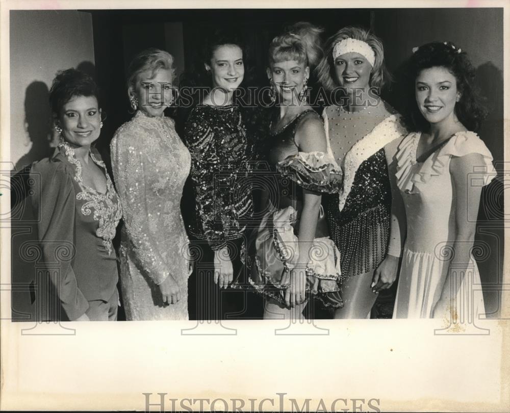 1991 Press Photo Miss Alabama Gown Contestants - abna42075 - Historic Images