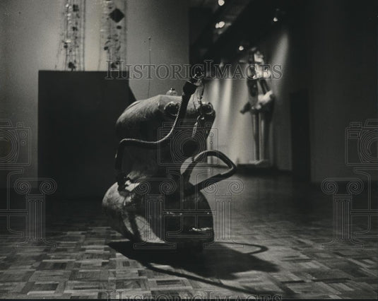 1984 Press Photo Robots in Exhibit - abna42112 - Historic Images