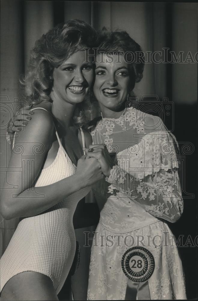 1984 Press Photo Miss Alabama - Claudia Cummings and Freda McNair, Winners - Historic Images