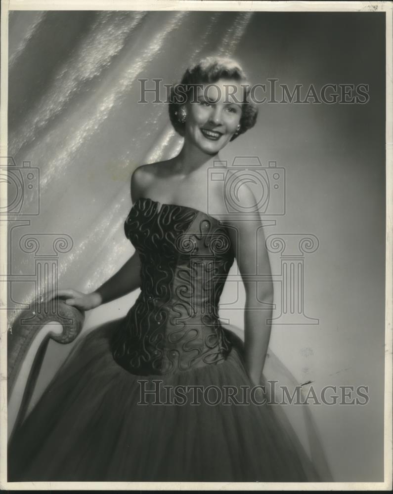 Press Photo Virginia Cato, Alpha Delta Pi Sorority, contestant for Miss Alabama - Historic Images