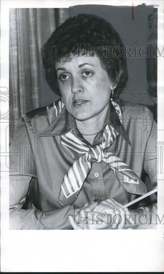 1978 Press Photo Bettye Collins, Birmingham, Alabama Board of Education - Historic Images