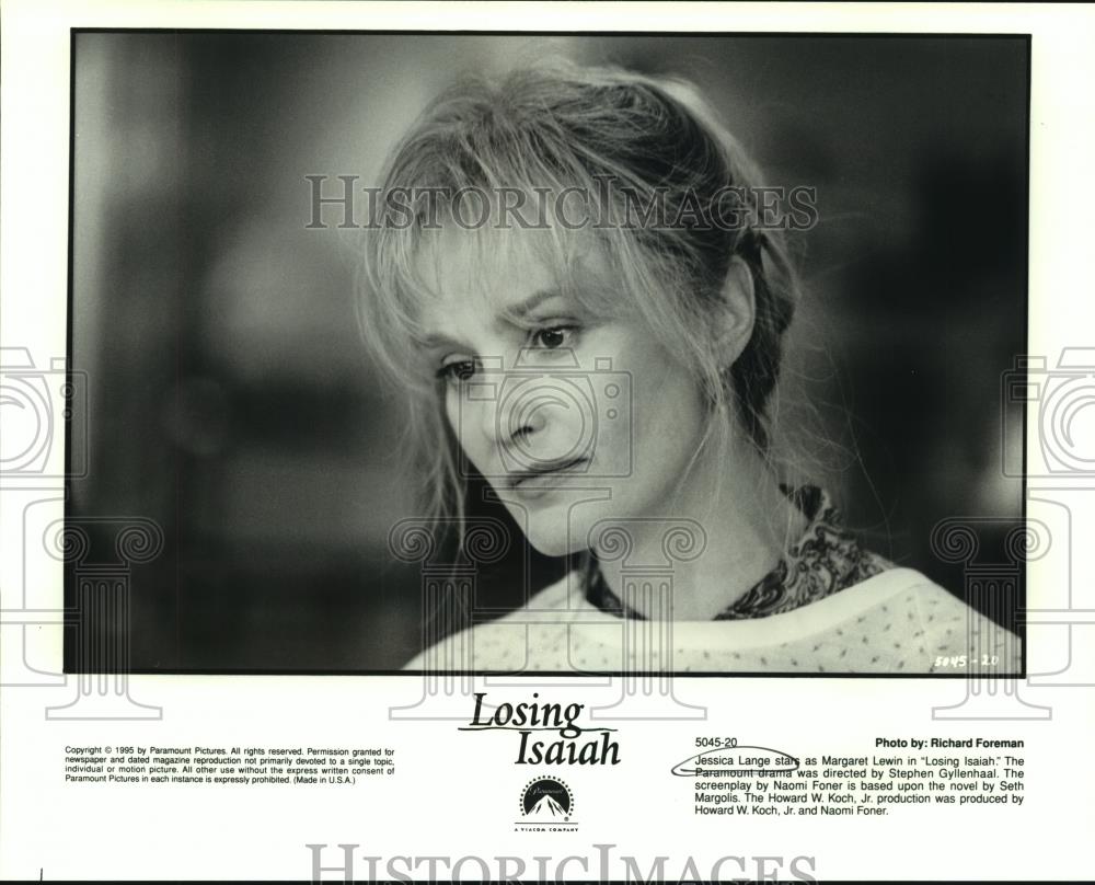 1995 Press Photo Paramount presents &quot;Losing Isaiah&quot; starring Jessica Lange - Historic Images