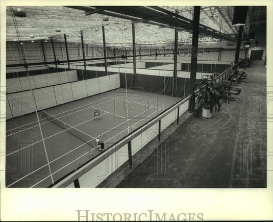 1982 Press Photo Tennis courts at Sentry World sports complex in Wisconsin - Historic Images
