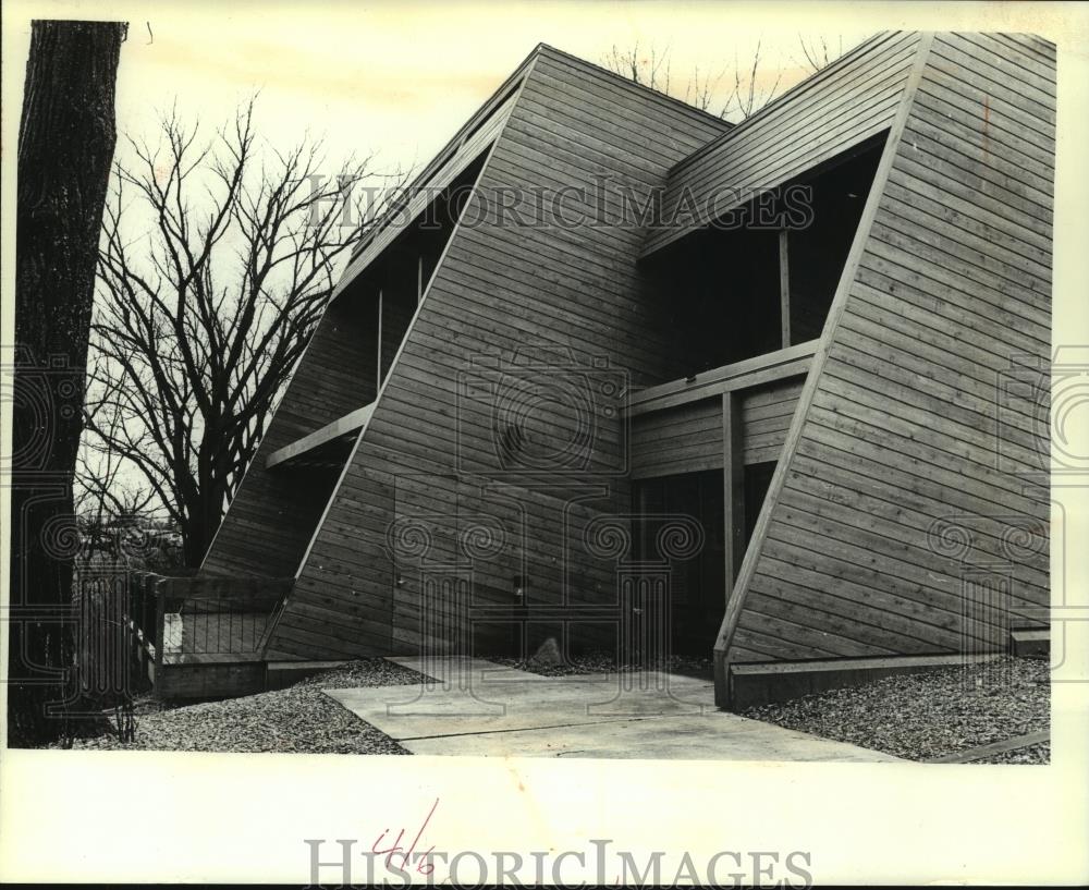 1981 Press Photo New home of Sigurd Olson Institute Northland College Wisconson - Historic Images