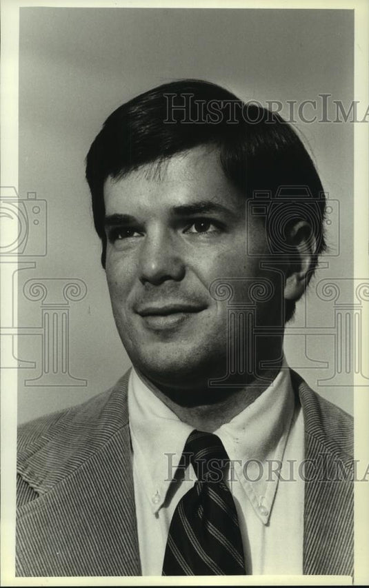 1981 Press Photo Reverend Drew Trotter of Elmbrook Church in Brookfield, Wisc. - Historic Images