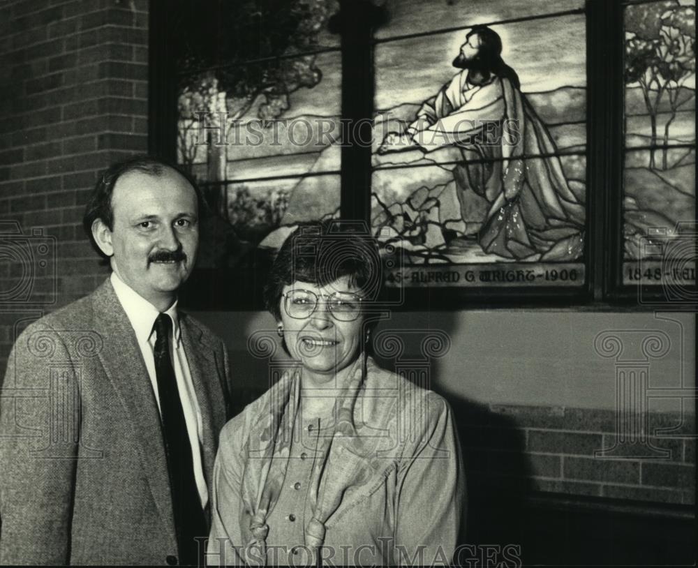 1992 Press Photo Reverends Charles Valenti-Hein & Mary Ann Neevel Wisconsin - Historic Images