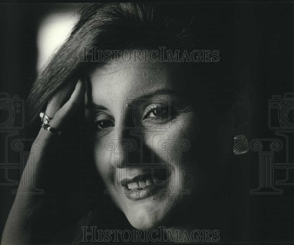 1981 Press Photo Arianna Stassinopoulos, author of Callas biography - mjc08681 - Historic Images