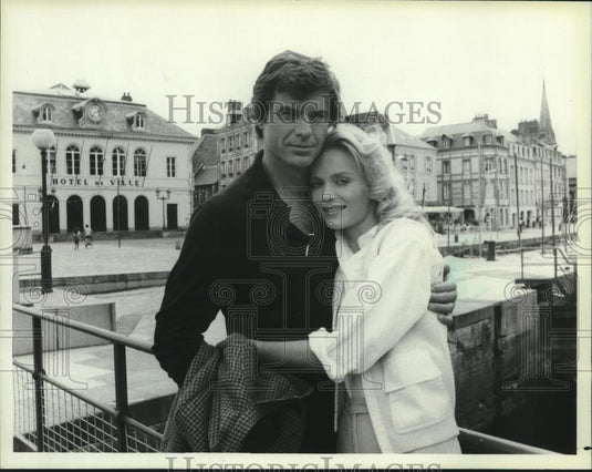 1983 Press Photo Robert Urich & Merete Van Kamp co-star in "Princess Daisy" - Historic Images