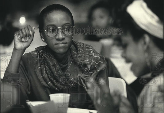 1990 Press Photo Naomi Tutu, daughter of Nobel Peace Prize winner Desmond Tutu - Historic Images