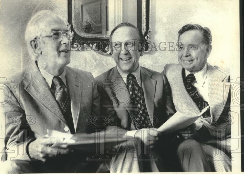 1978 Press Photo Representatives Frank Thompson, Wayne Hays and John Brademas - Historic Images
