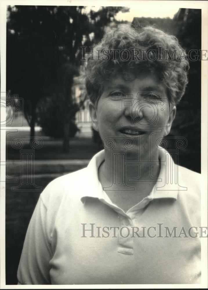 1992 Press Photo Peace activist Kathy Vandenberg of Waukesha visited Israel - Historic Images