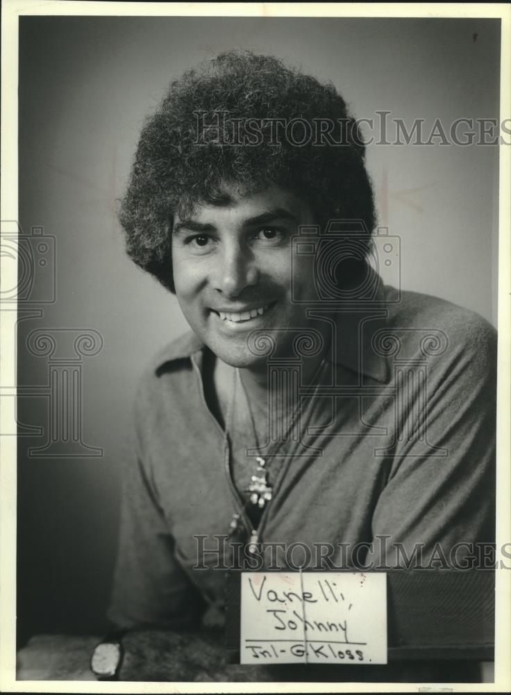 1979 Press Photo Singer Johnny Vanelli to perform in Milwaukee, WI - mjc09364 - Historic Images