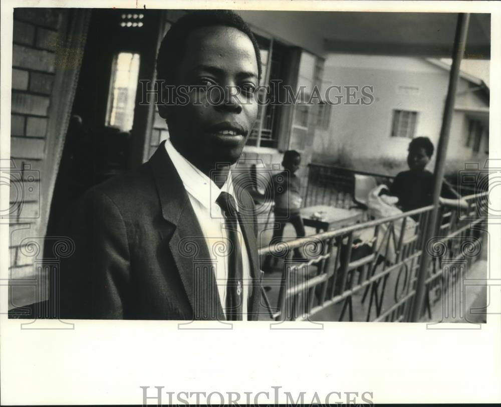 1991 Press Photo D. George William Kasumba of Uganda - mjc10099 - Historic Images