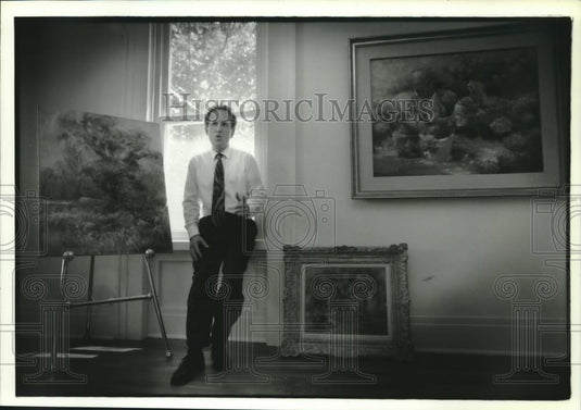 1993 Press Photo Twelmeyer-Krumbholz Fine Arts & The Autograph Alcove, Wauwatosa - Historic Images