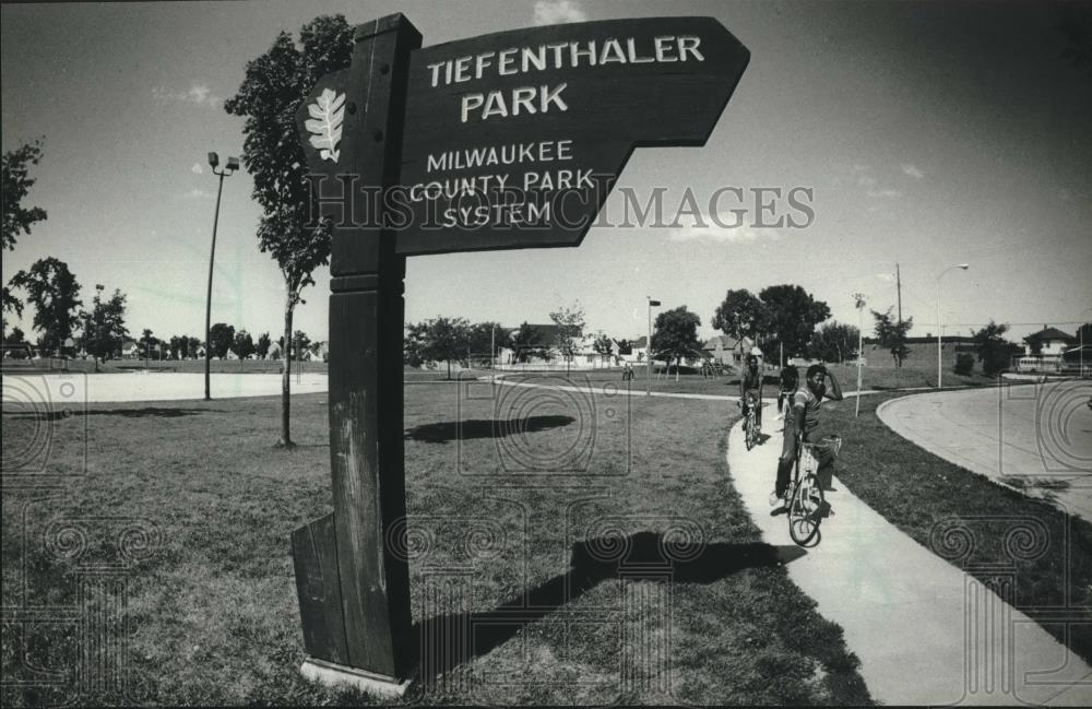 1982 Press Photo Tiefenthaler Park, Milwaukee, Wisconsin - mjc11041 - Historic Images