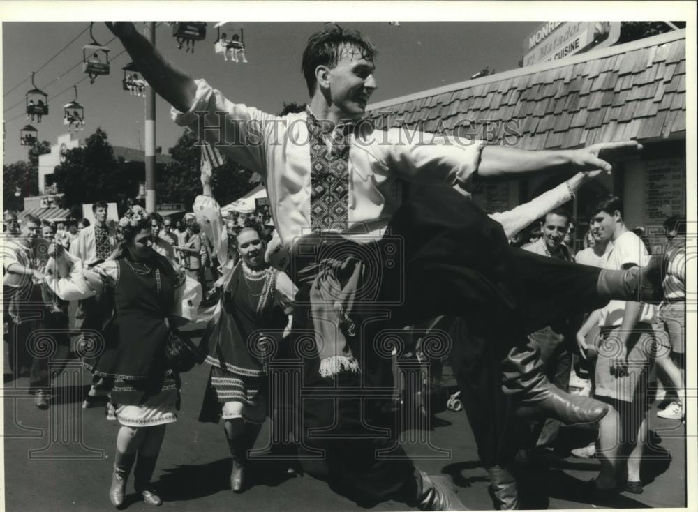 1993 Press Photo The Fabulous Feno at Summerfest in Milwaukee - mjc11108 - Historic Images