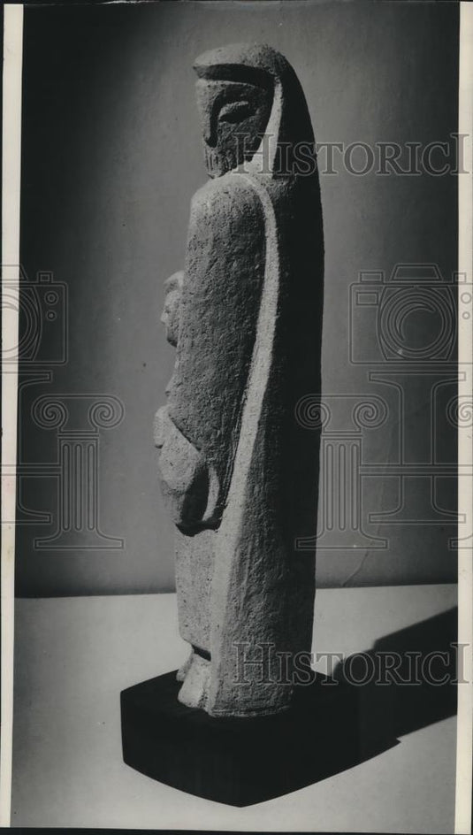 Press Photo Religious artwork figurine - mjc11321 - Historic Images