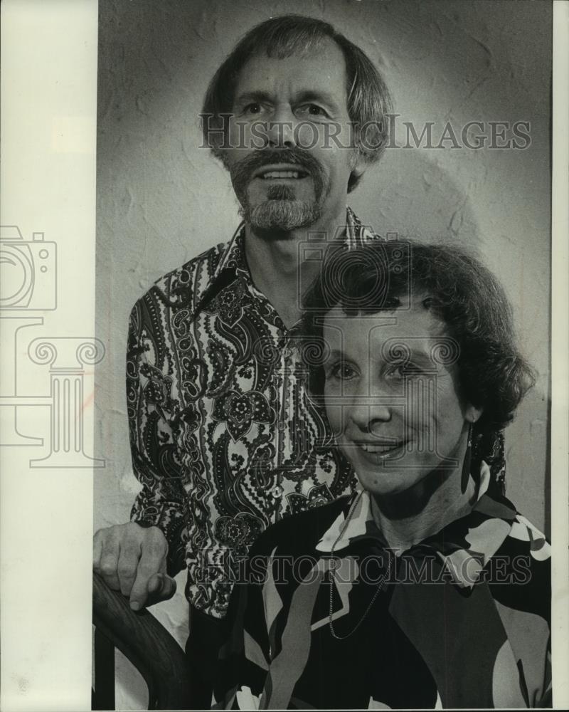 1977 Press Photo Emily Coleman and Keith Tombrink of the Man-Woman Institute - Historic Images