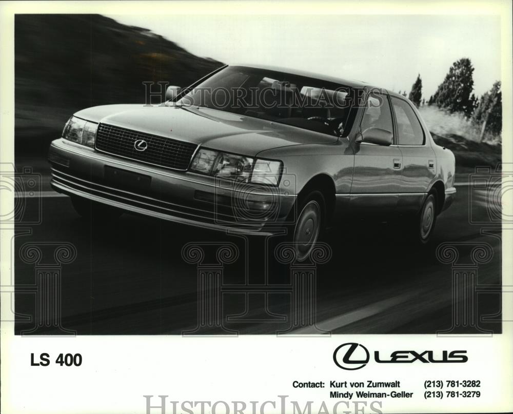 1991 Press Photo Lexus offers the LS 400 as its top of the line - mjc12244 - Historic Images