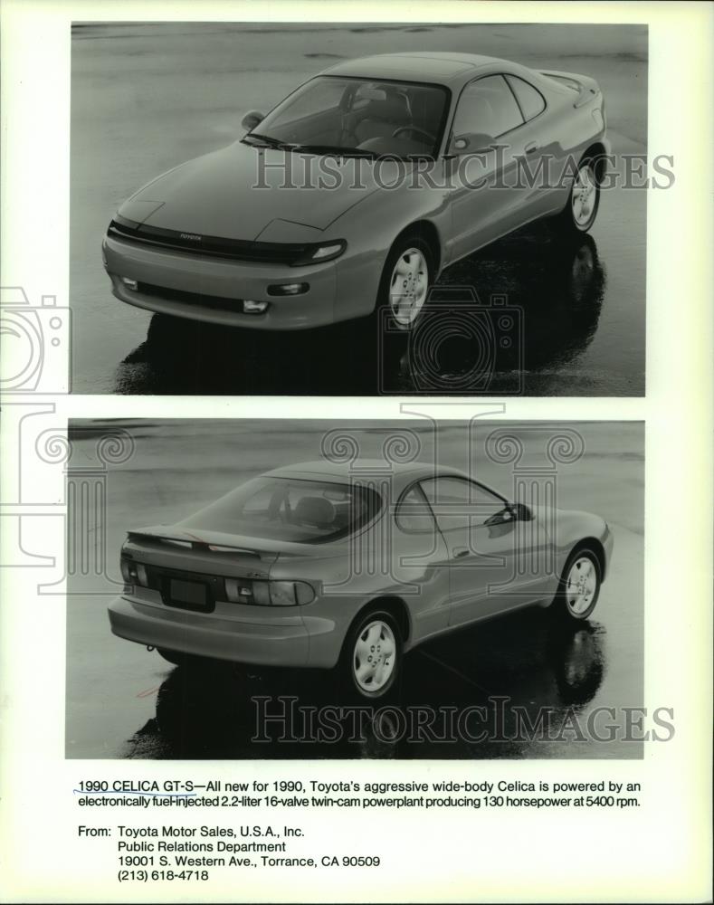 1990 Press Photo 1990 Toyota Celica GT-S - mjc12501 - Historic Images