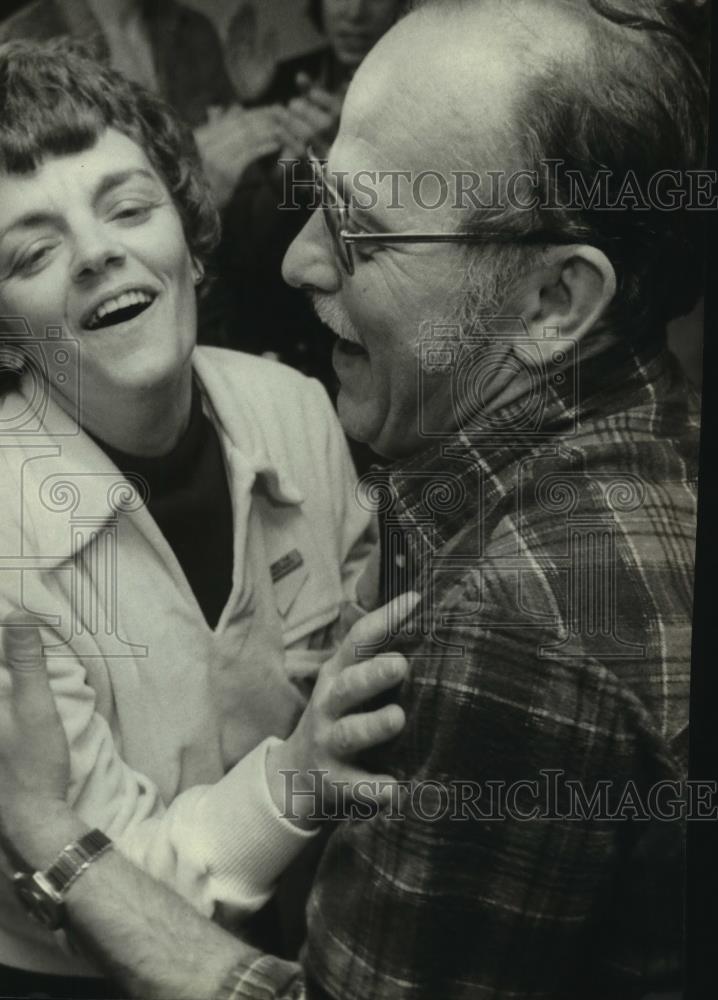 1981 Press Photo Barbara and Kenneth Timm, parents of hostage Kevin Hermening - Historic Images