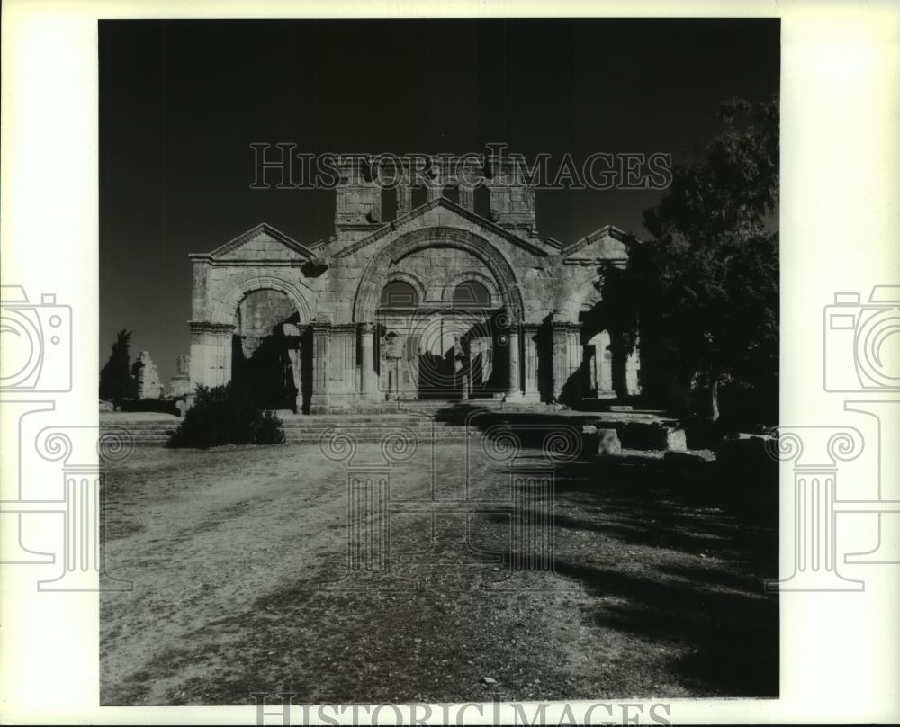 1994 Press Photo The Basilica of St. Simeon at Aleppo, Syria - mjc12963 - Historic Images