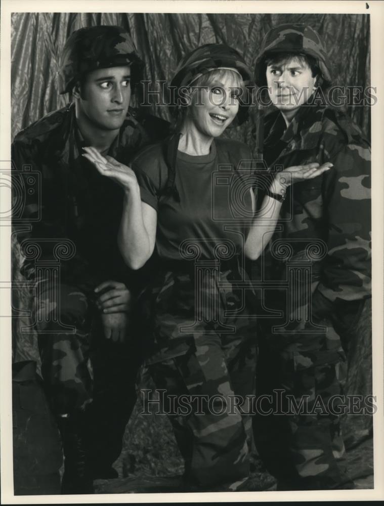 1989 Press Photo Barbara Eden, &quot;Your Mother Wears Combat Boots&quot; - nop24915 - Historic Images