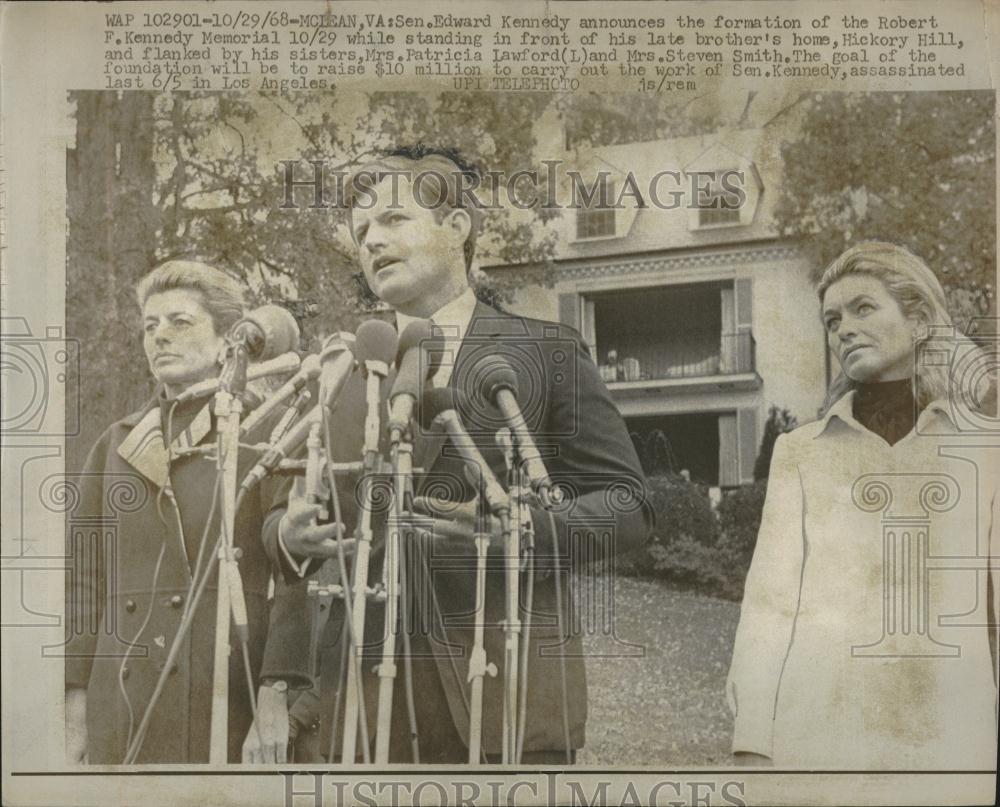 1968 Press Photo Edward M Kennedy United States Senator - RRV17705 - Historic Images