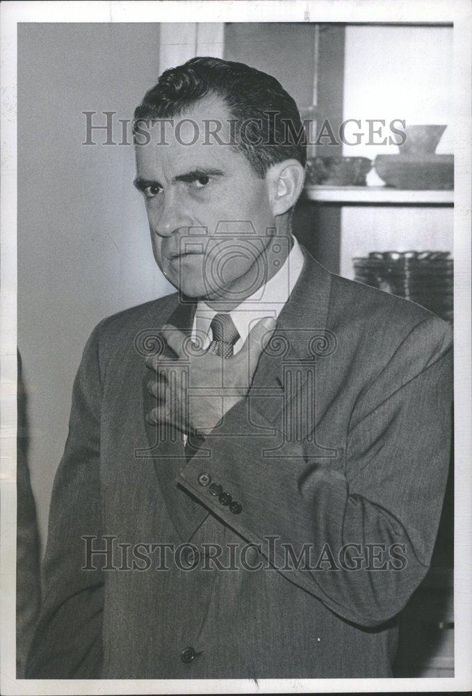 1958 Press Photo Richard Nixon Colorado Visit - RRV00037 - Historic Images