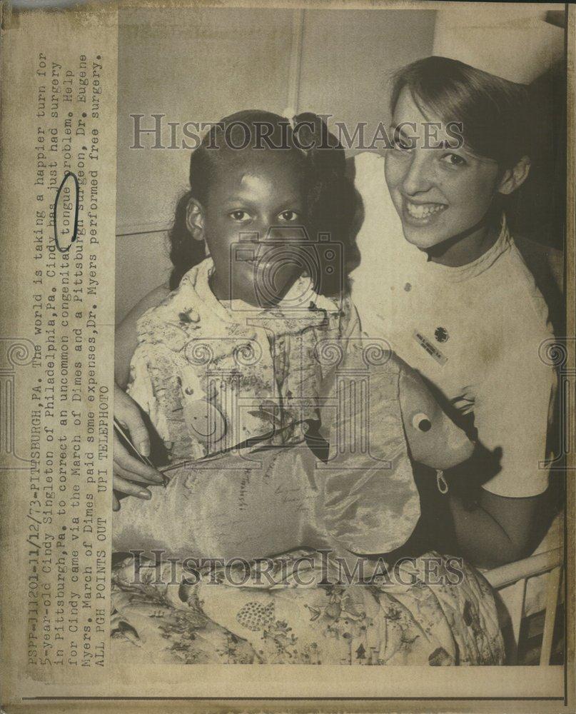 1973 Press Photo March Of Dimes Helps Child&#39;s Surgery - RRV69739 - Historic Images