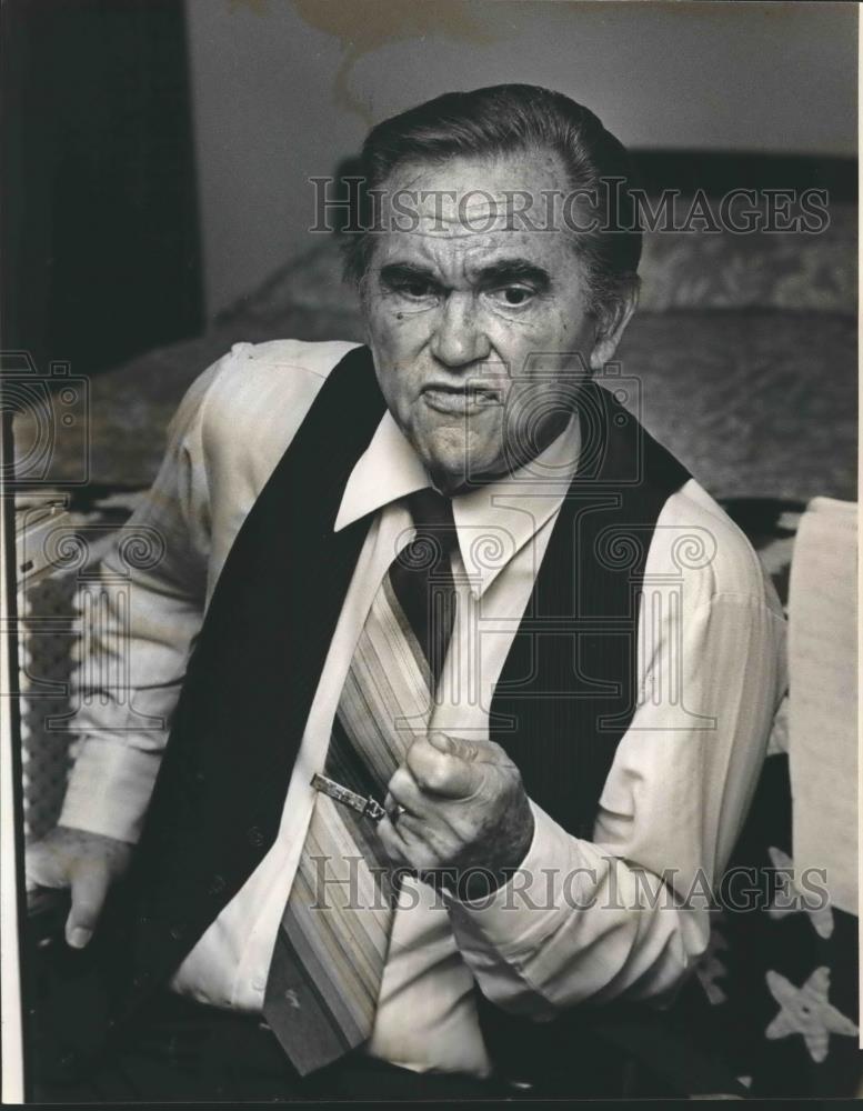 1982 Press Photo Politician George Wallace before election returns - abna35280 - Historic Images