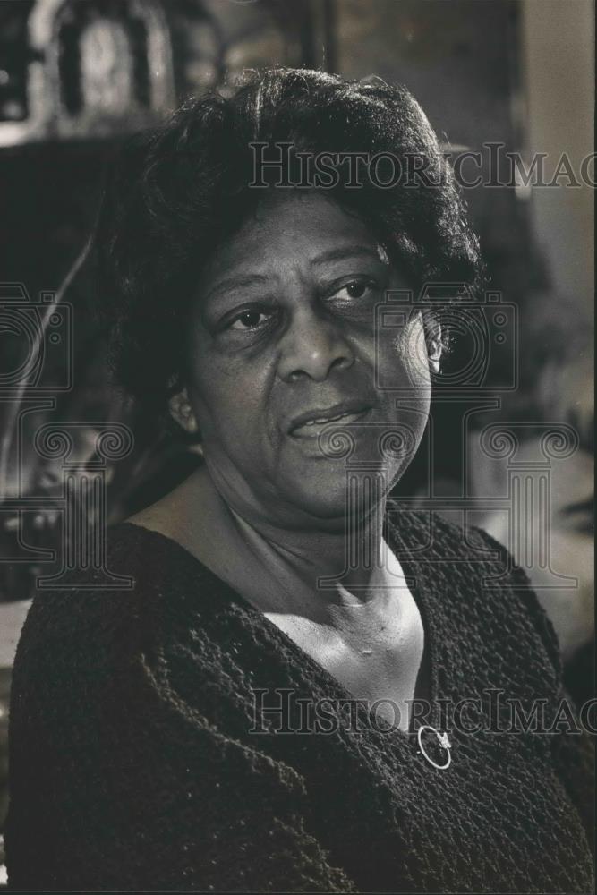 1983 Press Photo Mrs. Flora Wade of Ensley, Alabama, Civic Worker - abna35326 - Historic Images