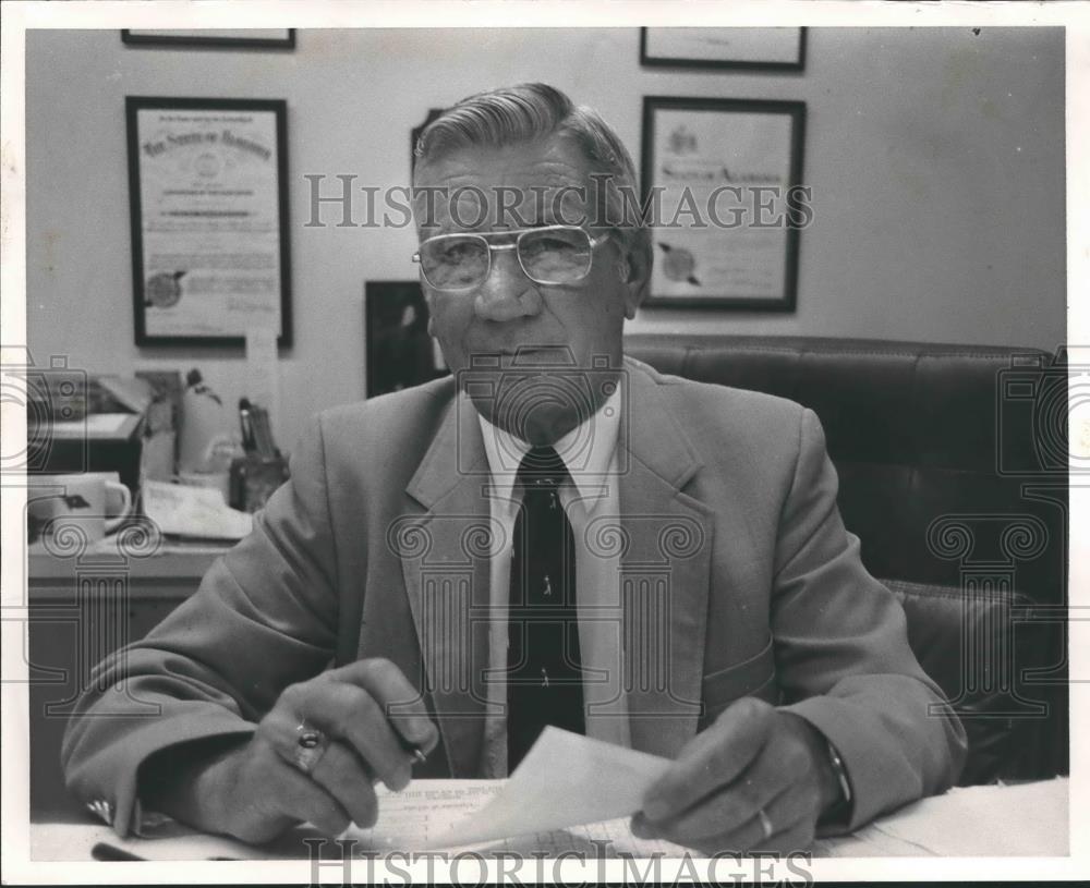 Press Photo Beason Walker, Tuscaloosa County Sheriff - abna35388 - Historic Images