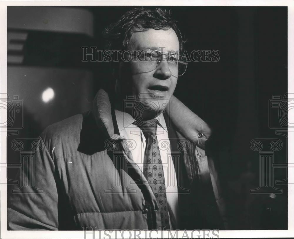 1989 Press Photo Steve Hettinger, Huntsville Mayor, Whitesburg shopping center - Historic Images