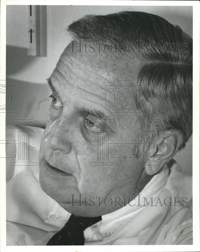 1981 Press Photo Senator Dewey White, Physician and Alabama Politician - Historic Images